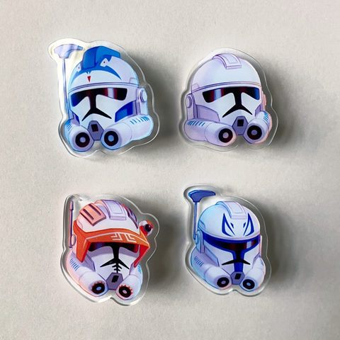 Trooper Acrylic Pins